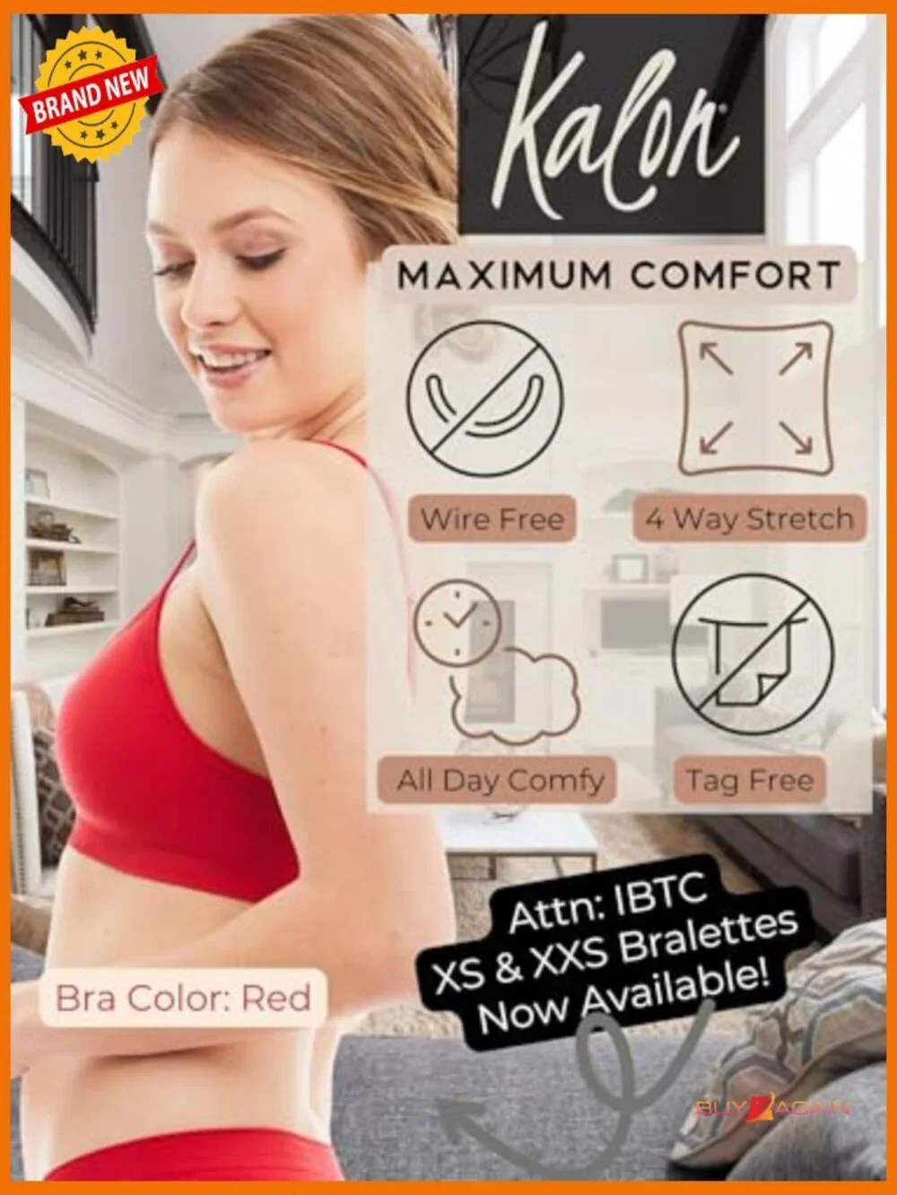 4 Pack Demi Padded Bralette Wireless Comfortable Bra